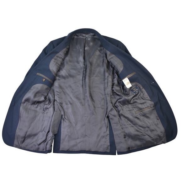 Brooks Brothers 346 Regent Fit Navy Blue 100% Wool Blazer Sport Coat 41R Mens - Picture 4 of 12